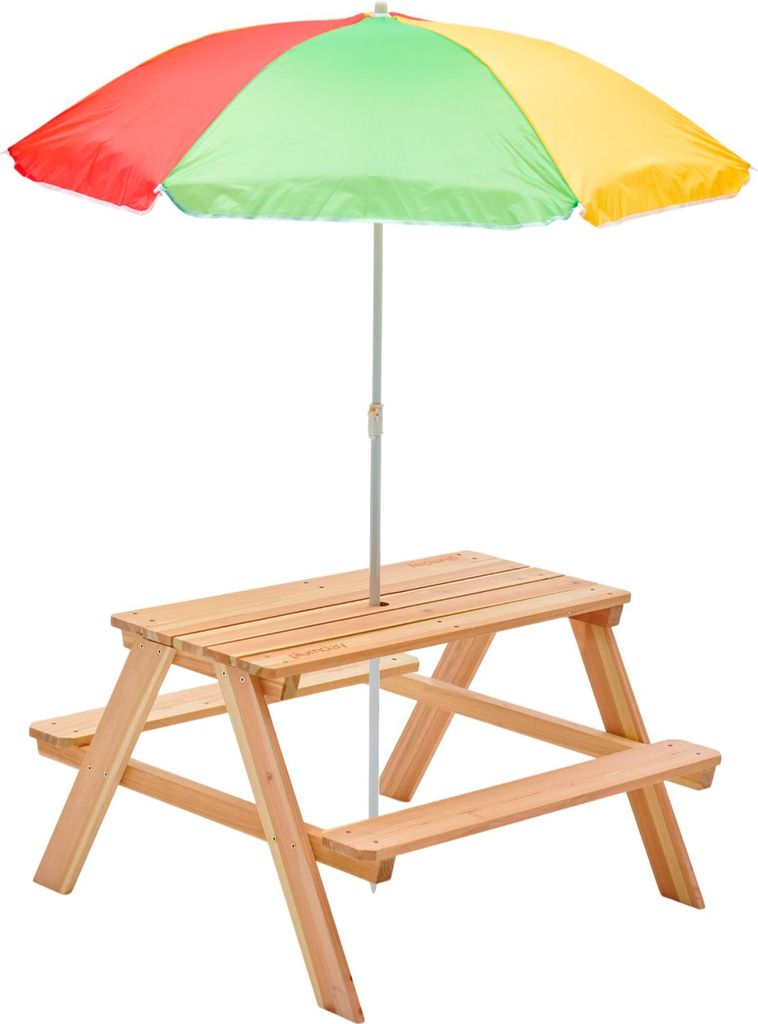 Kinder-Picknicktisch Plum mit Sonnenschirm
