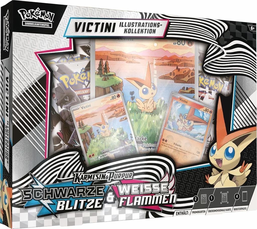 Pokémon Schwarze Blitze & Weiße Flamme Victini Produktbild 