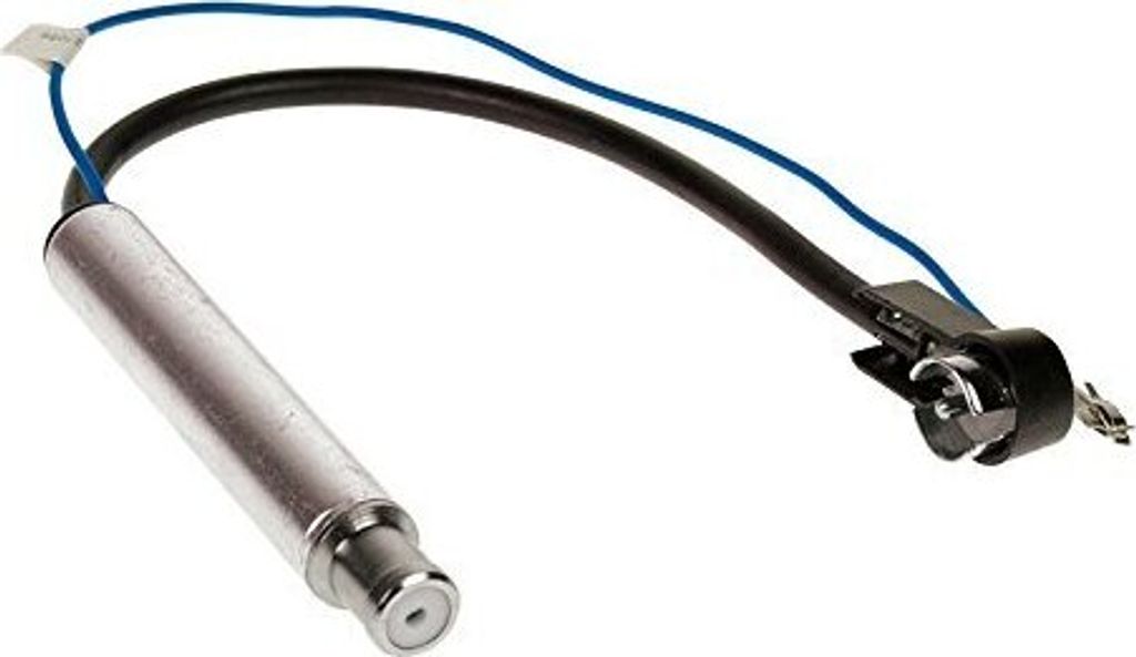 Audioproject A218 - Autoradio Einbau-Set Radioadapter - kompatibel mit VW Seat Skoda Opel - Klemme 15 + 30 steckbar Verlängerung - 2 x ISO DIN Ant...