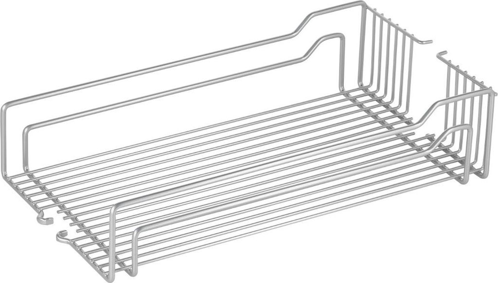 Kesseböhmer Einhängeboden Einhängekorb für Hoch-Schrank Dispensa / Drahtkorb für 30er Apothekerschrank / 250 x 467 x 110