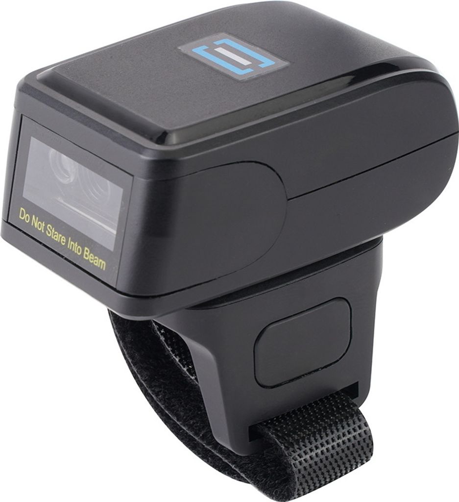 2D-Barcodescanner, tragbarer Finger-Handheld-Ring, 1D- und 2D-Barcodeleser, BT+2,4G, Unterstuetzung fuer kabellose und kabelgebundene Verbindungen,...