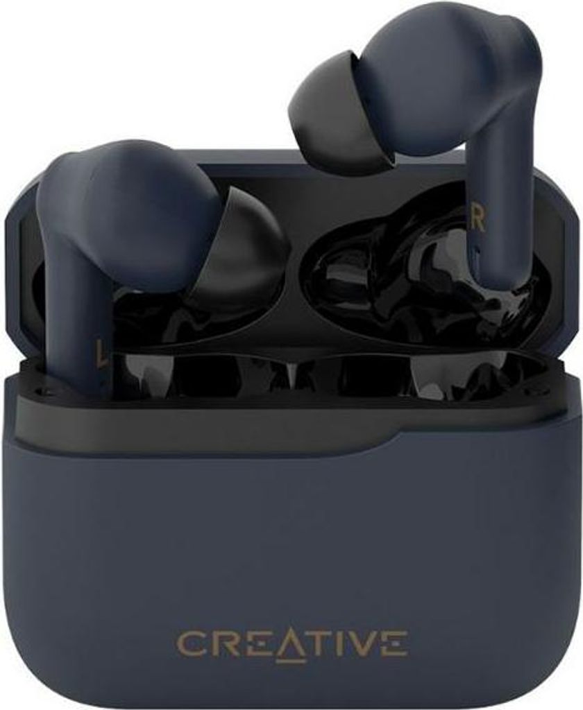 Creative Labs Creative Zen Air Plus TWS In-Ear - mørkeblå, Kabellos, Anrufe/Musik/Sport/Alltag, 48,6 g, Kopfhörer, Dunkelblau
