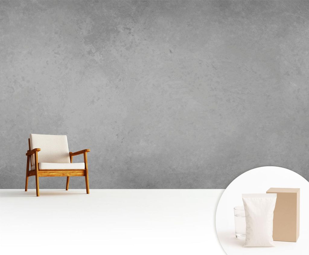 Fototapete - 416x254 cm - Tapete - Wandtapete - Wandbilder - Dekofolie - Tapete Folie - Wand - Dekoration - Wohnzimmer - Elegantes Grau