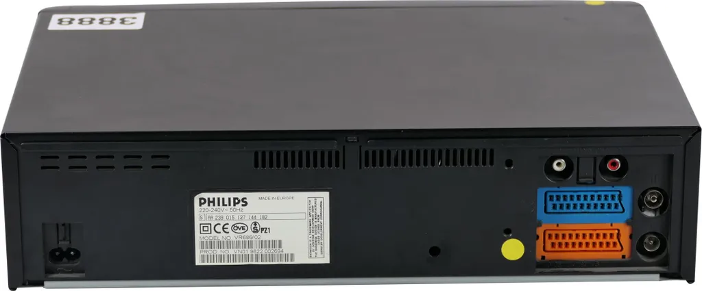 Lecteur Enregistreur VHS Philips VR686 avec Son Hi-Fi et Double Péritel