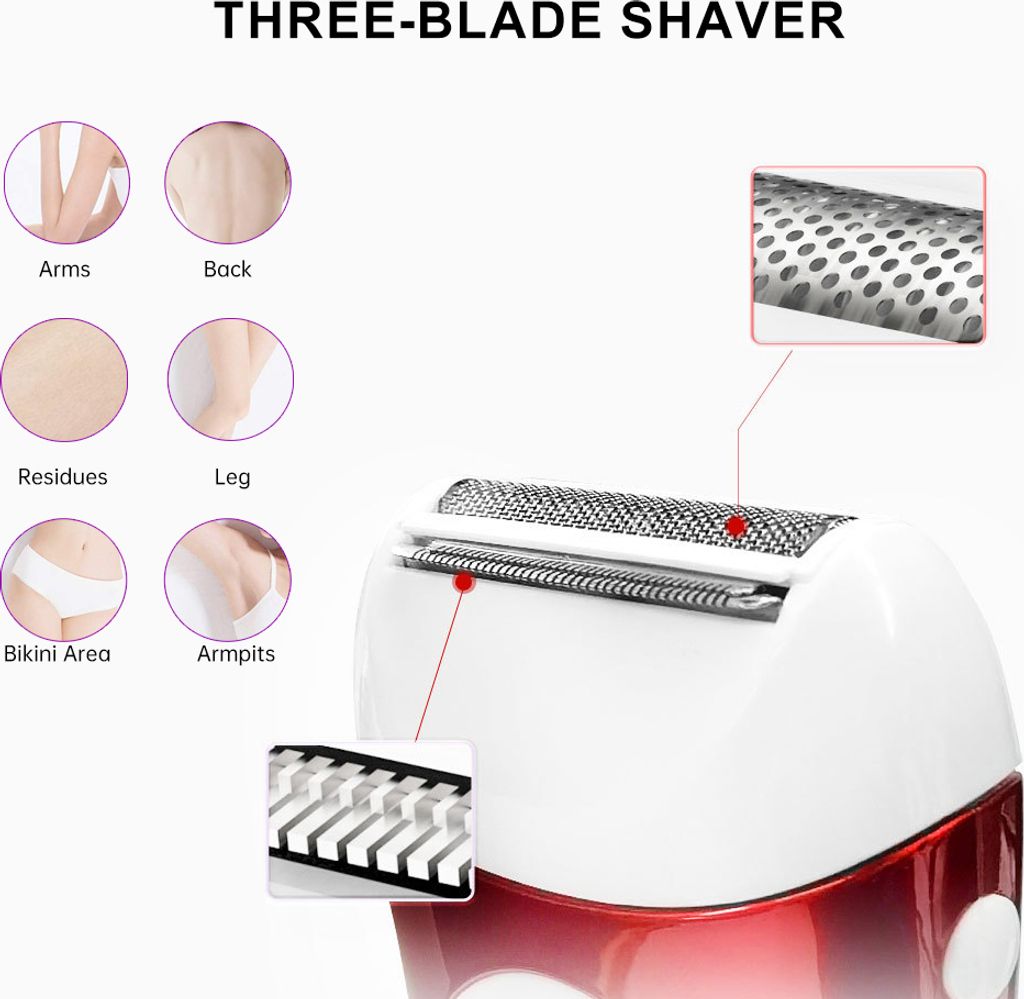 SURKER 3 in 1 Epilierer-Set Epilierer für Frauen Produktbild 4