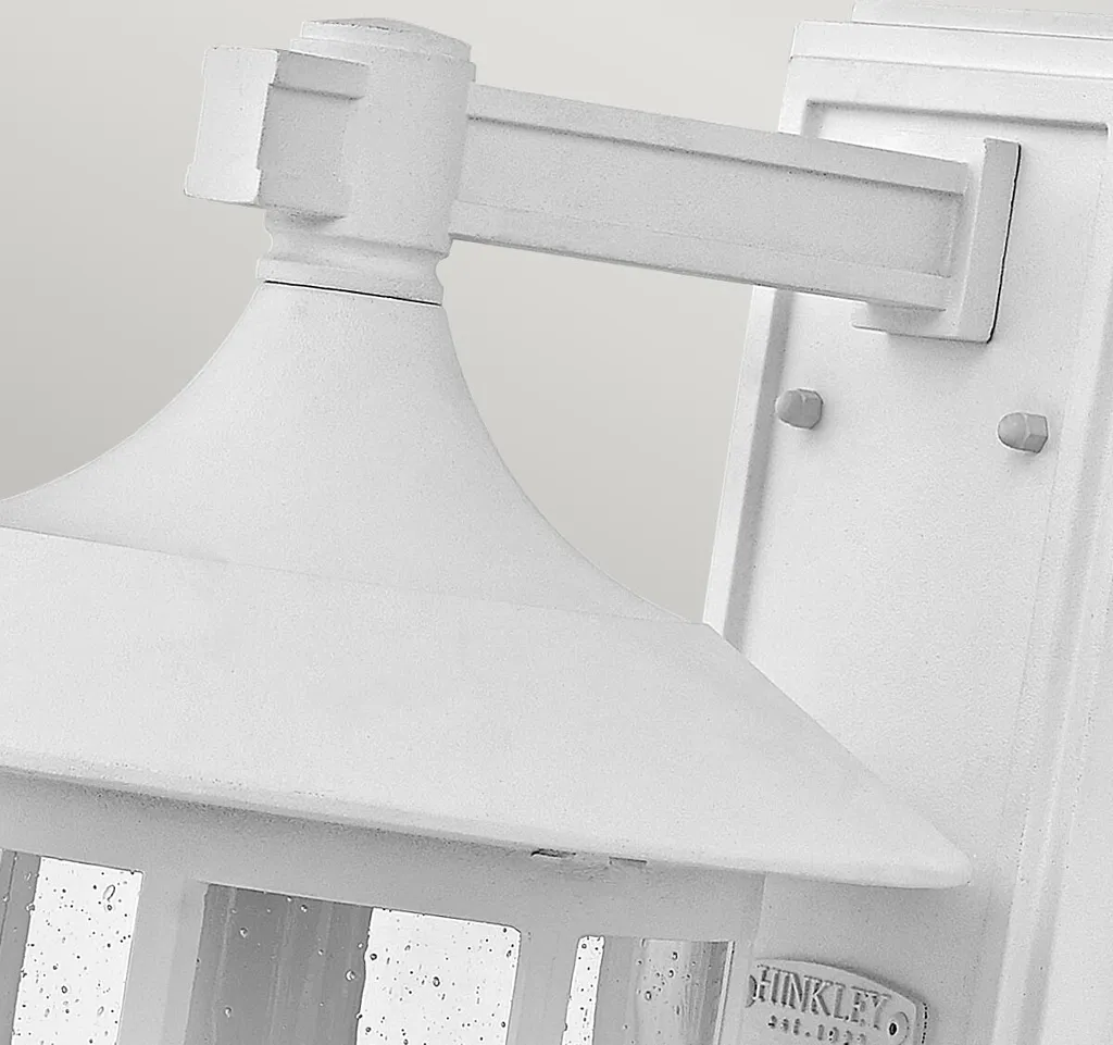 Applique extérieure anticorrosion blanc rétro Freeport Hinkley E27