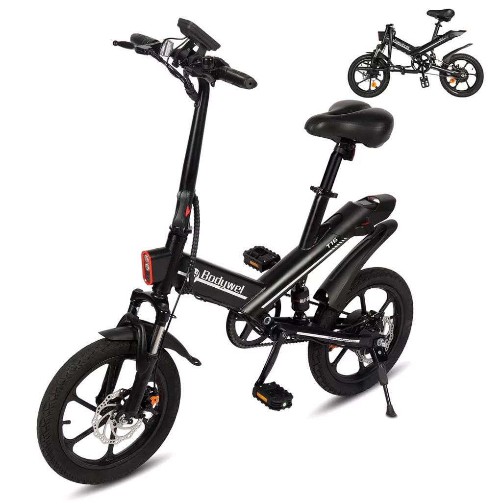 Elektrofahrrad 16 Zoll e bike E-Scooter Elektroroller 36V/11AH APP-Kontrolle E-Mini Bike E-bike