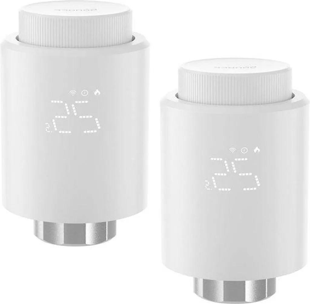 Régulateur Thermostatique Intelligent Zigbee avec 6 Adaptateurs Inclus