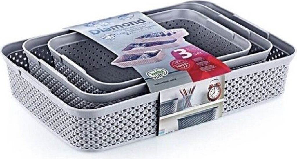 Korb Organizer Set 3 tlg. (S,M,L) - DIAMOND (04 1271)