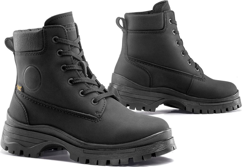 Falco Zarah Damen Motorrad Stiefel, schwarz, 38