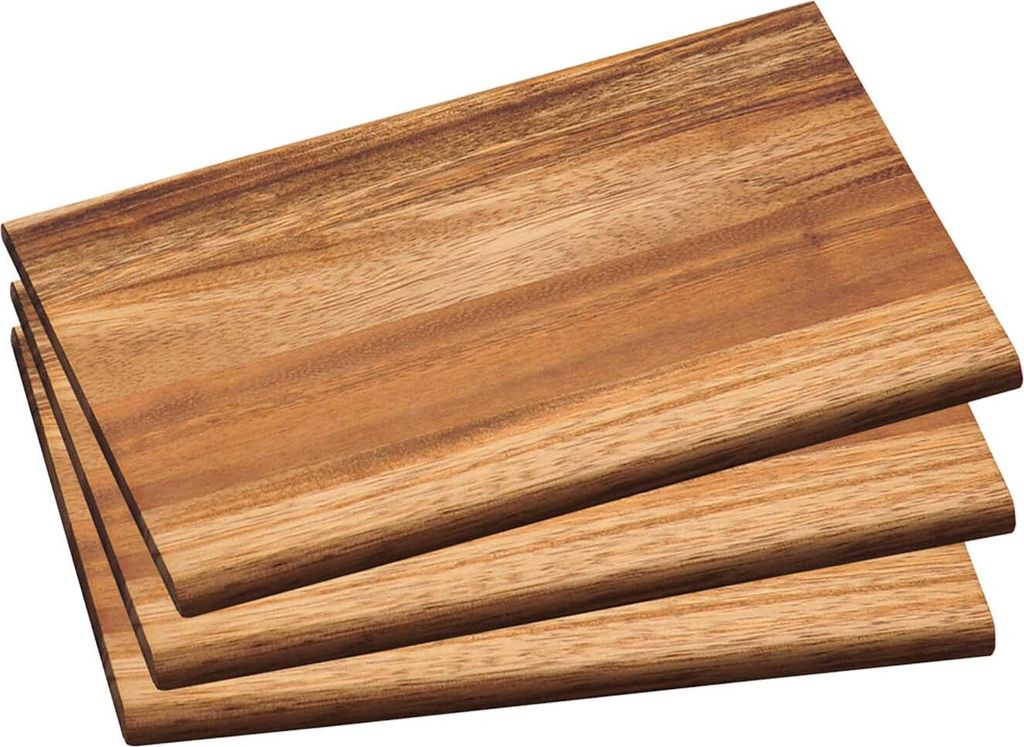 KESPER Frühstücksbrett 3-tlg., Akazienholz, Länge: 230 mm, Produktbild 5