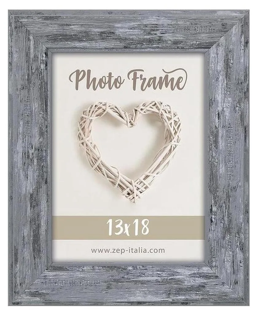 Cadre photo 15x20 gris ZEP Todi BE368 idéal pour décoration de bureau