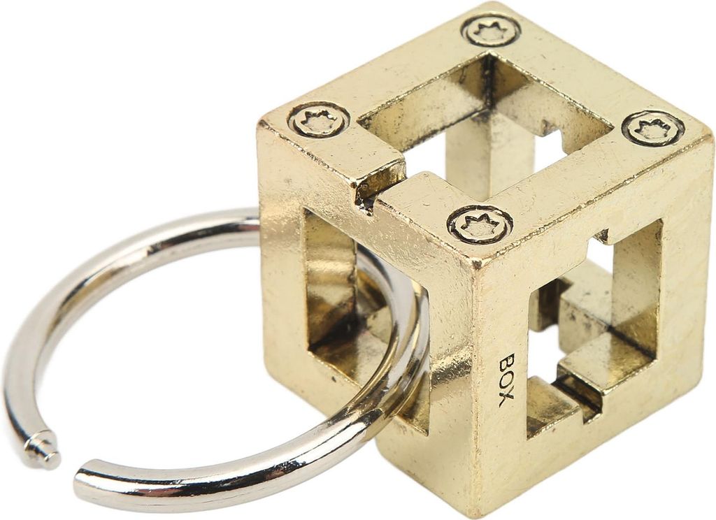 Brain Teaser Puzzle Box Alloy 3D Handheld Puzzle Gehirn Produktbild 