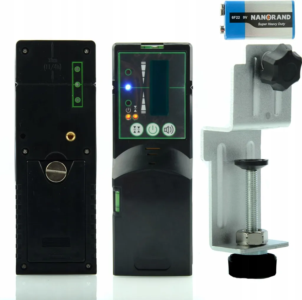 Récepteur Laser Rosfix Portée 100m avec Niveaux à Bulle et Écran LCD - 2