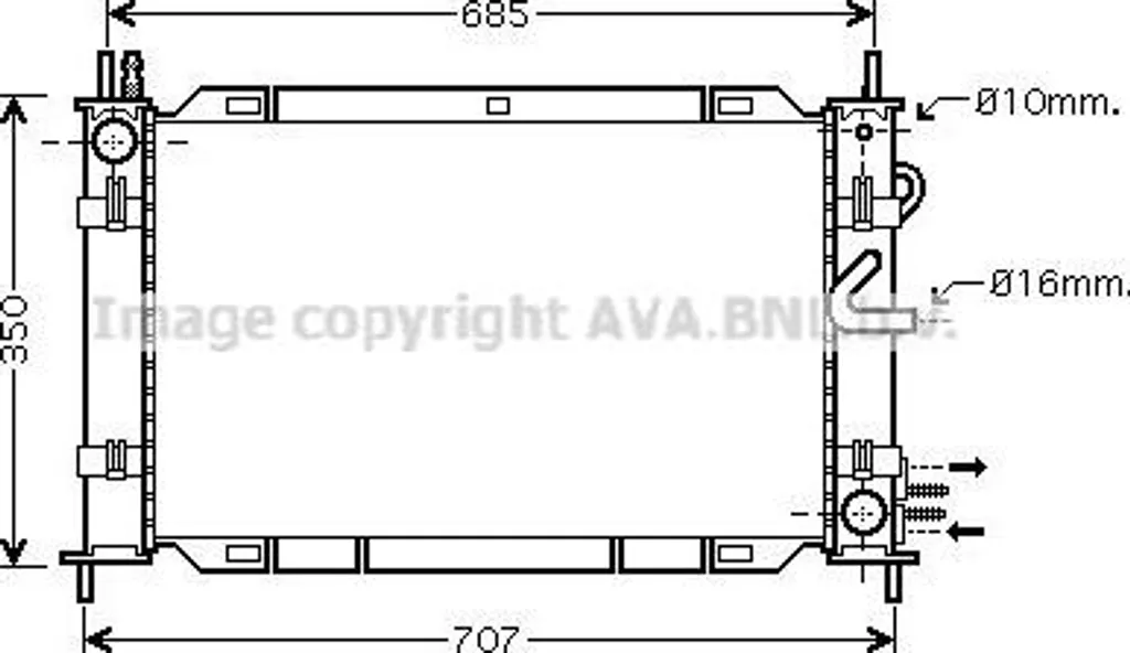 Module AVA FDM388 OE 1230030 haute performance pour Ford Focus