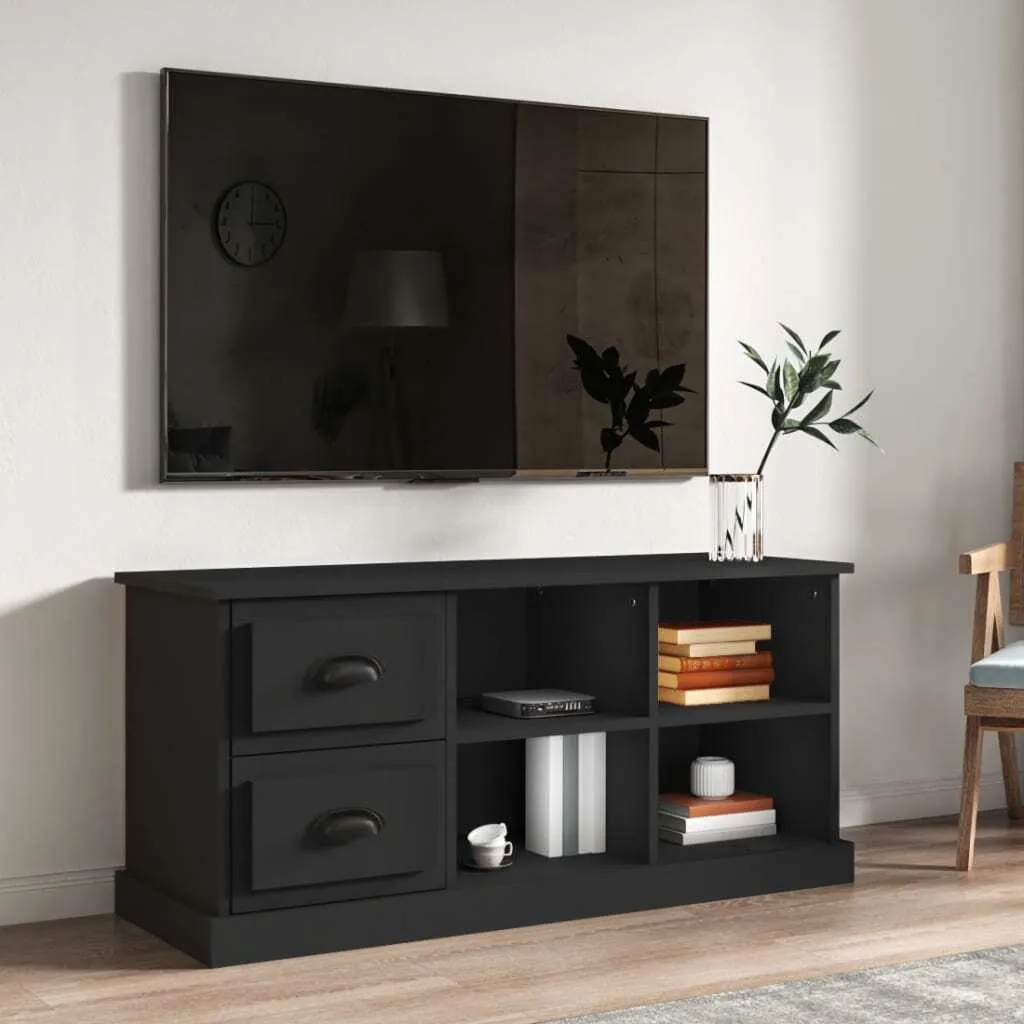 Mobile Porta TV Nero Maison Exclusive 102x35,5 - Eleganza Minimal