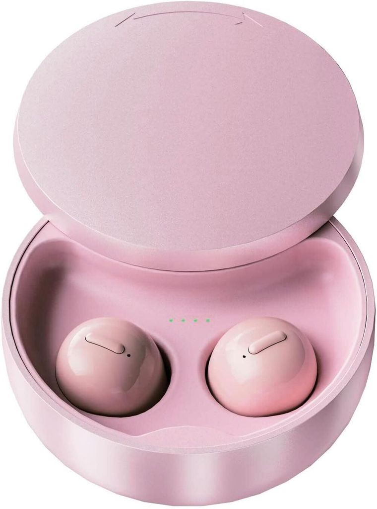Kabellos Unsichtbare Mini in-Ear Wasserdicht Leichte Lange Akkulaufzeit HiFi Stereo Sound Kopfhörer mit Mikrofon für Arbeit Sports Training