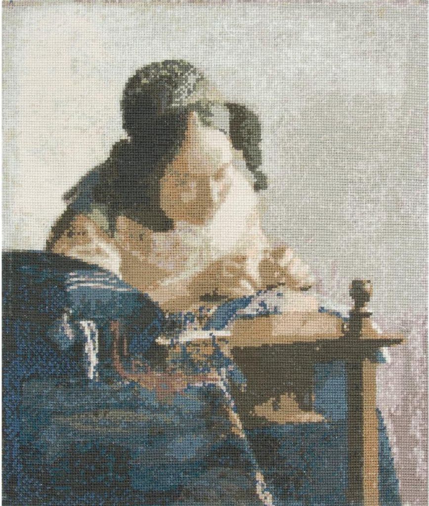 Zestaw do haftu krzyżykowego DMC "Louvre The Lacemaker", Zdjęcie produktu 