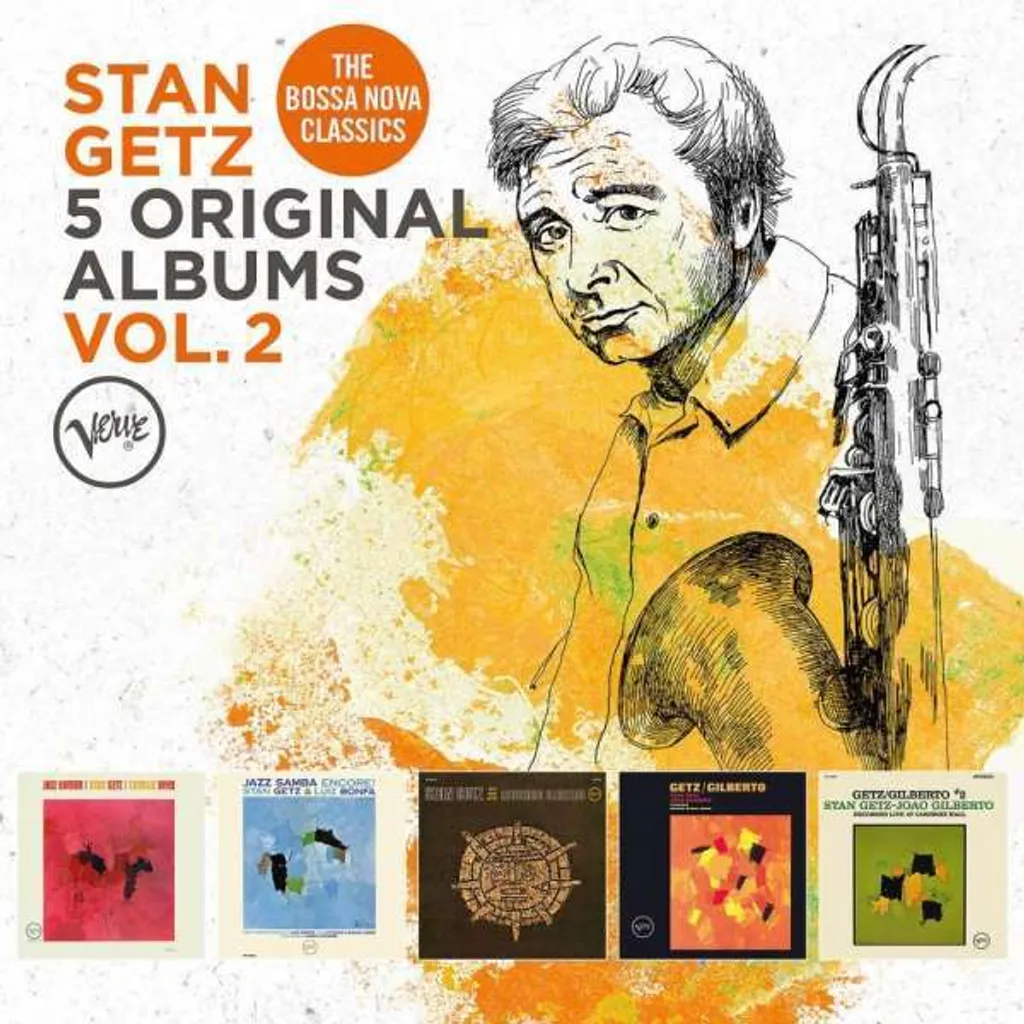 Stan Getz 5 Albums Originaux Saxophone Ténor et Jazz de légende