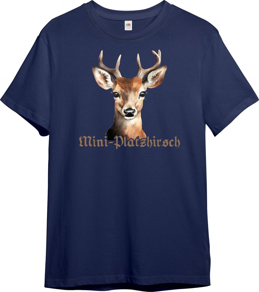 PAULGOS Kinder T-Shirt, Mini Platzhirsch (groß)