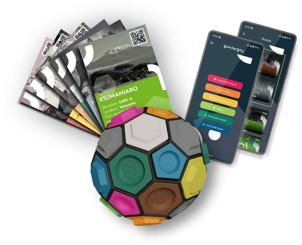 Boulderball BASIC - die kleinste Boulderwand der Welt für Produktbild 
