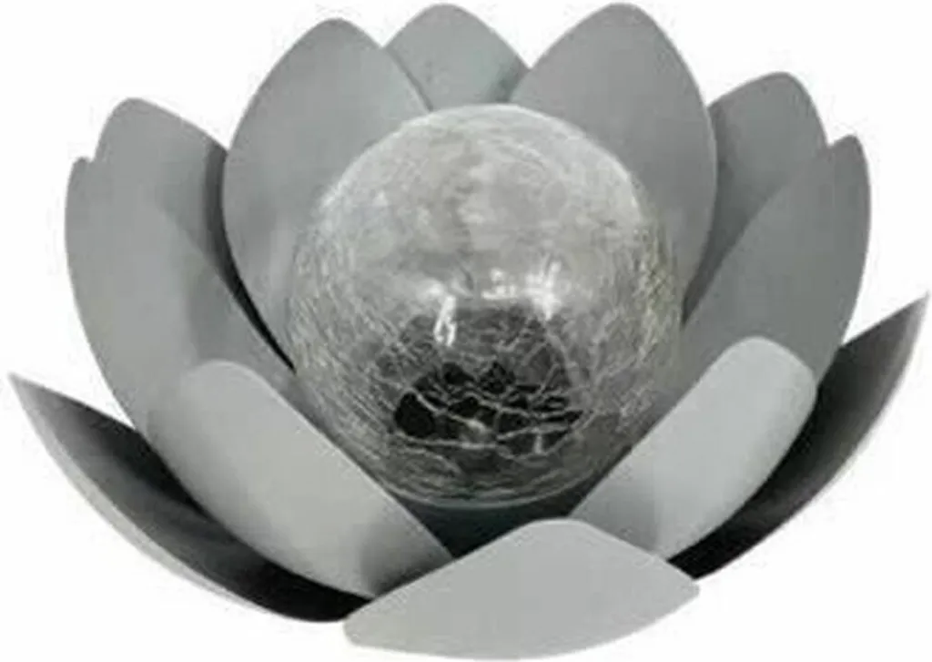 Nénuphar lumineux solaire Galix 25cm - Fleur flottante LED de jardin