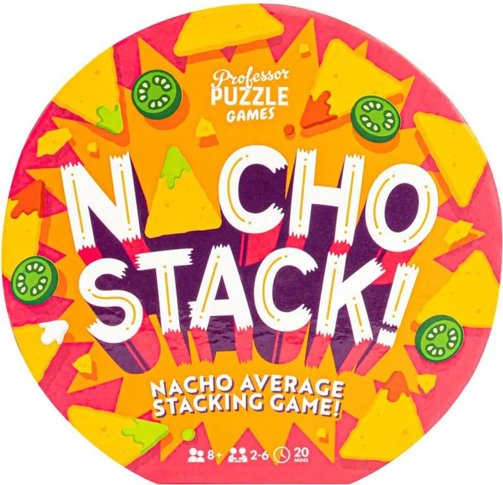 Jeu de société Nacho Stack portable et rapide pour 2-6 joueurs