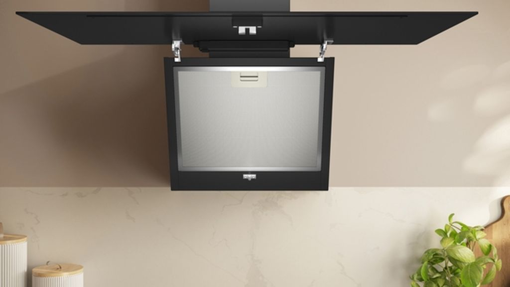 Neff D83IDK1S0, N 30, Wandesse, 80 cm, Klarglas schwarz Produktbild 3
