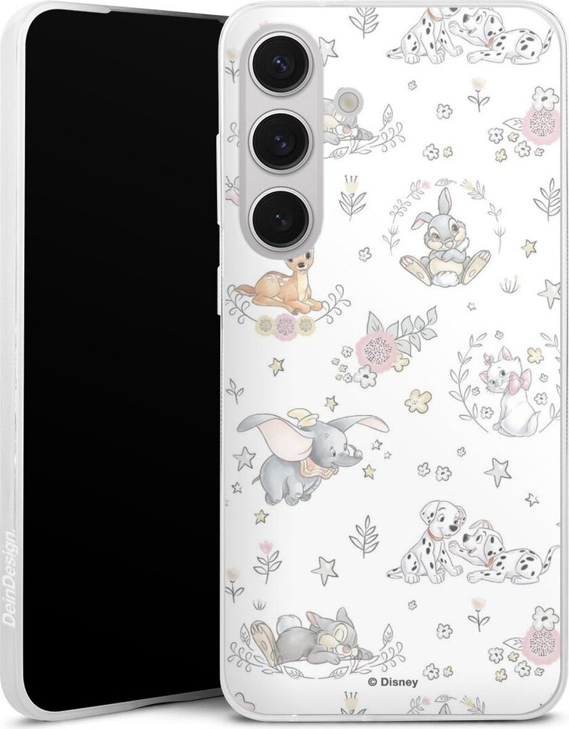 DeinDesign Slim Hülle für Samsung Galaxy S25+ Silikon Case Ultra Dünn Handyhülle Bambi Disney Dumbo