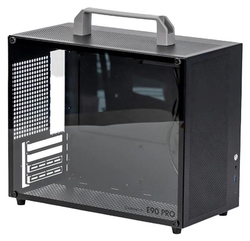 PC-Gaming-Gehäuse - E90PRO ATX - Hoher Airflow - Kompatibel mit RTX 4090 - 240-mm-AIO - Platz für 6 Lüfter - Aluminiumlegierung - 45×38×26 cm ...