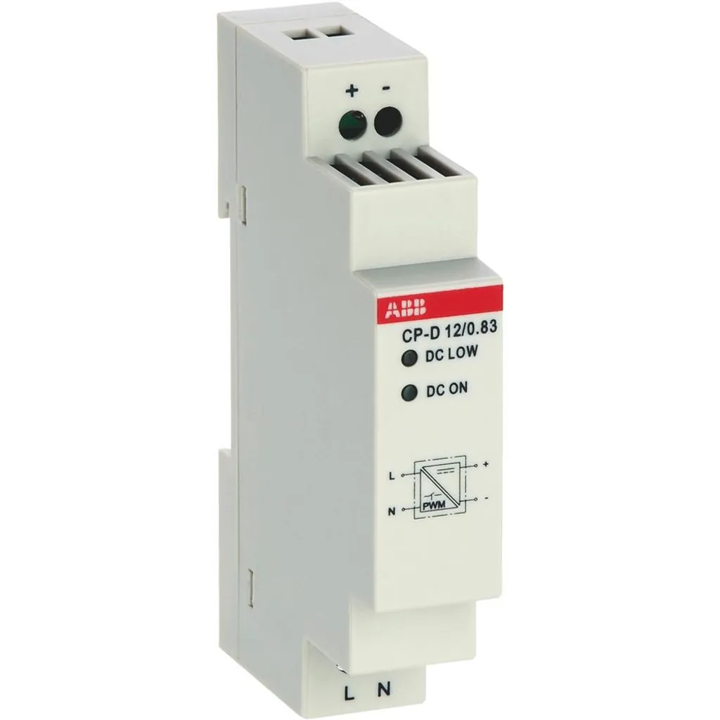 Alimentation ABB 12V pour Domotique et Automatisme - Module 10W sur Rail DIN
