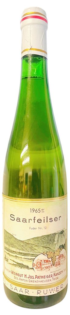 Wein 1965 Tipp - Saarfeilser Riesling Patheiger Fuder Nr. 12