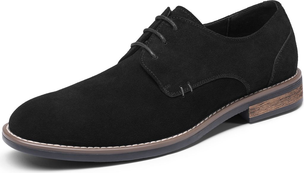 Bruno Marc Herren Anzugschuhe Business Derby Formell Schuhe, Farbe: Schwarz, Größe:45