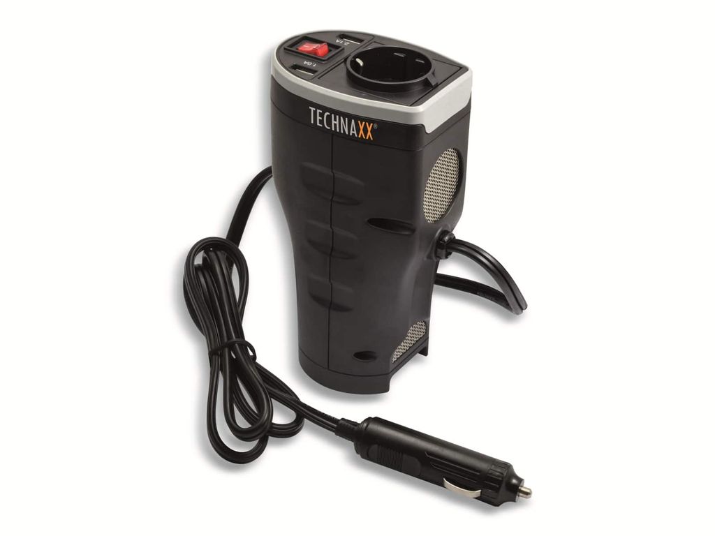 TECHNAXX  KFZ-Spannungswandler 12 V zu 230 V, Produktbild 