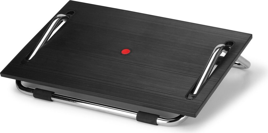 hjh OFFICE Fußablage für Büro, Schreibtisch Fußstütze PODI III Fußauflage ergonomisch, verstellbar, rutschfest