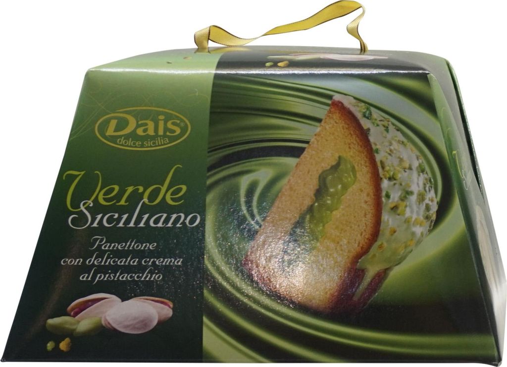Sizilianischer grüner Panettone mit Pistaziencreme Produktbild 