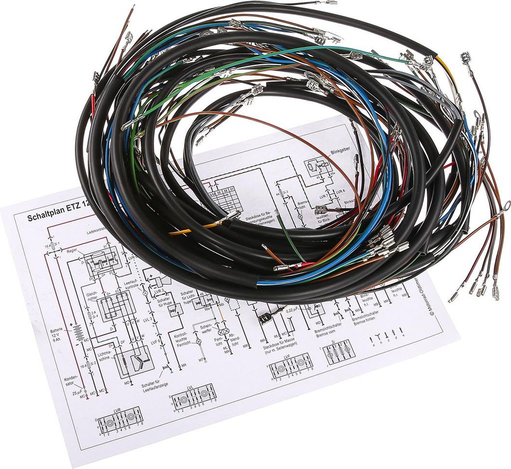 Kabelbaumset für ETZ 125,150,250 Standard