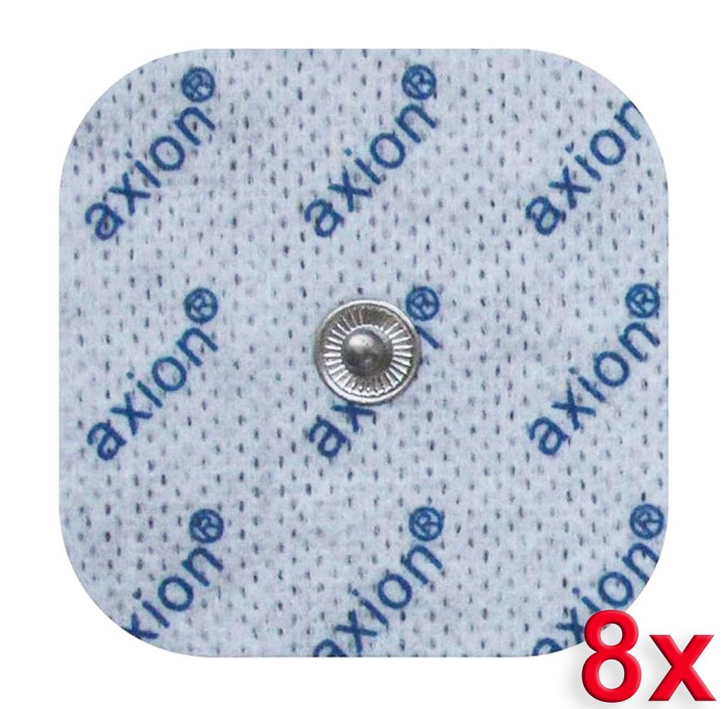 Axion TENS/EMS Elektroden-Pads – 8 Stück, 40x40m Produktbild-Vorschau 4
