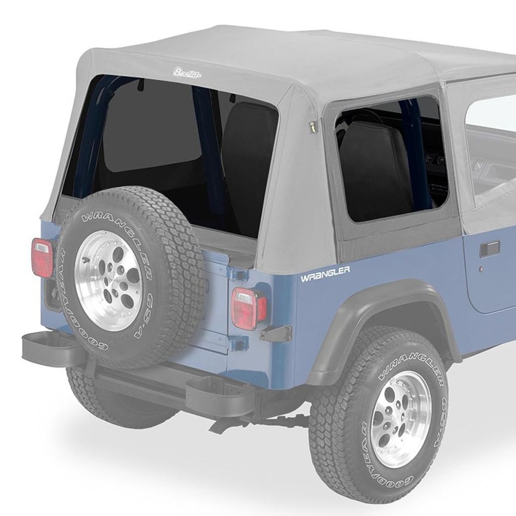 Getönte Scheiben Bestop Verdeck Jeep Wrangler YJ 88-96