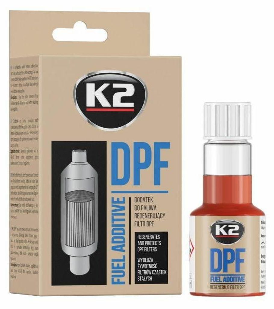 Přípravek pro regeneraci a ochranu DPF filtru K2 50ml Obrázek produktu 