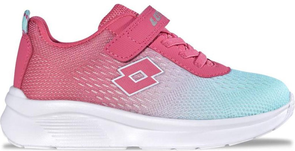 Lotto Relazio K Kinder Low Top Sneaker 2601490K 4356 Light Pink/Teal, Schuhgröße:26 EU