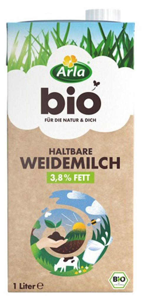 Arla  H Vollmilch 3.8 aus feiner haltbarer  Weidenmilch Produktbild 