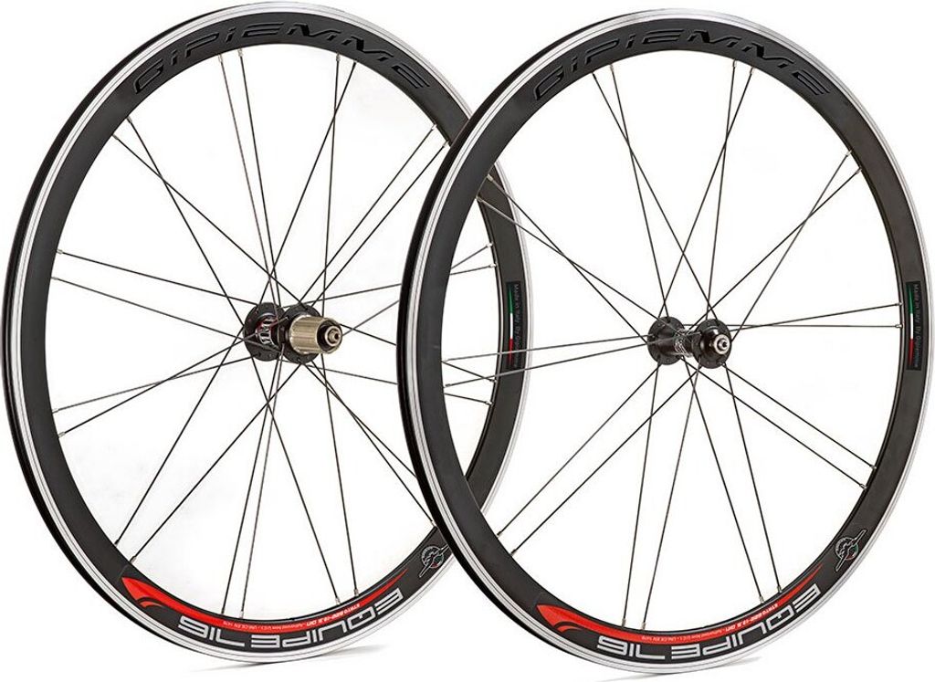 Gipiemme Equipe 716 Rennrad Laufradsatz 9 x 100 / 9 x 130 mm / Campagnolo 9 x 100 / 9 x 130 mm