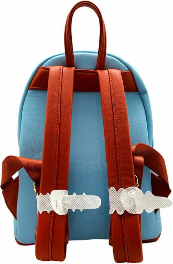 Mini sac à dos Dumbo Disney Loungefly à rayures rouges et blanches - 3