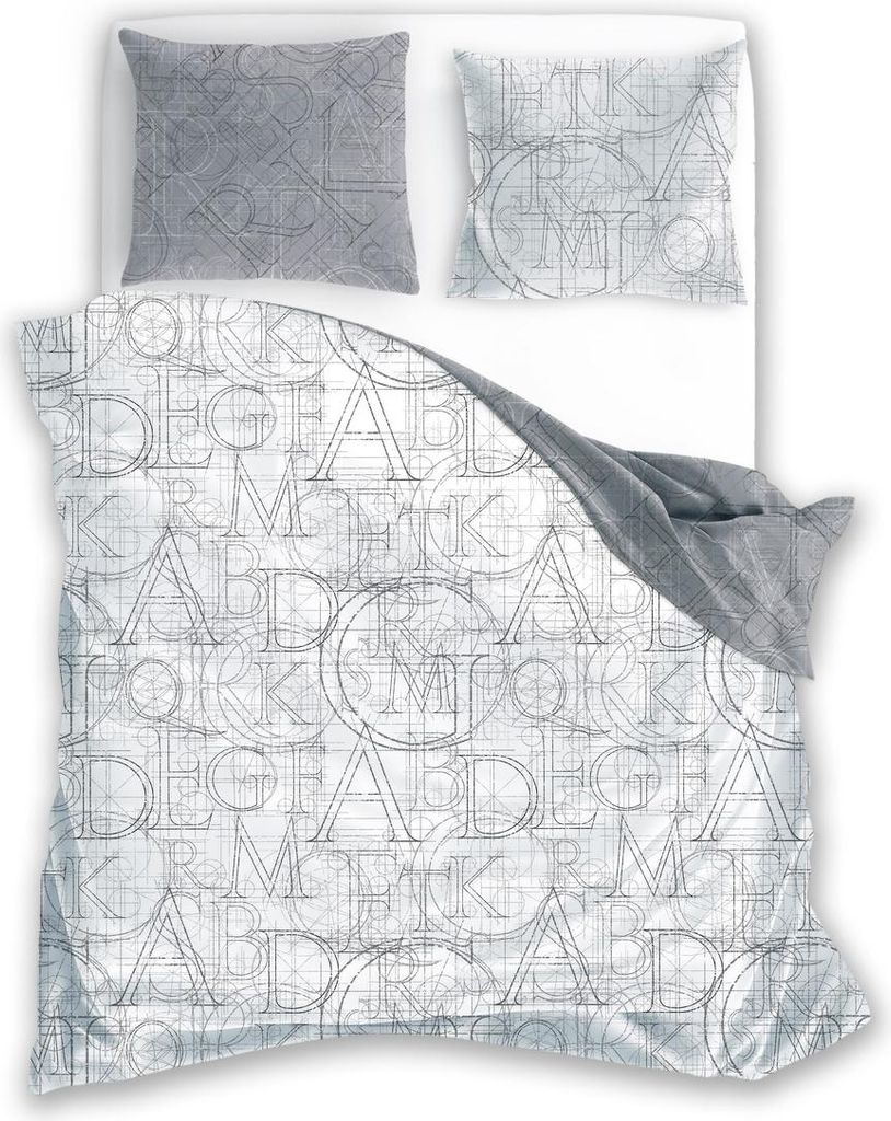 Biancheria da letto 220x200 cm + 2x 70x80 cm 100% raso di Immagine del prodotto 