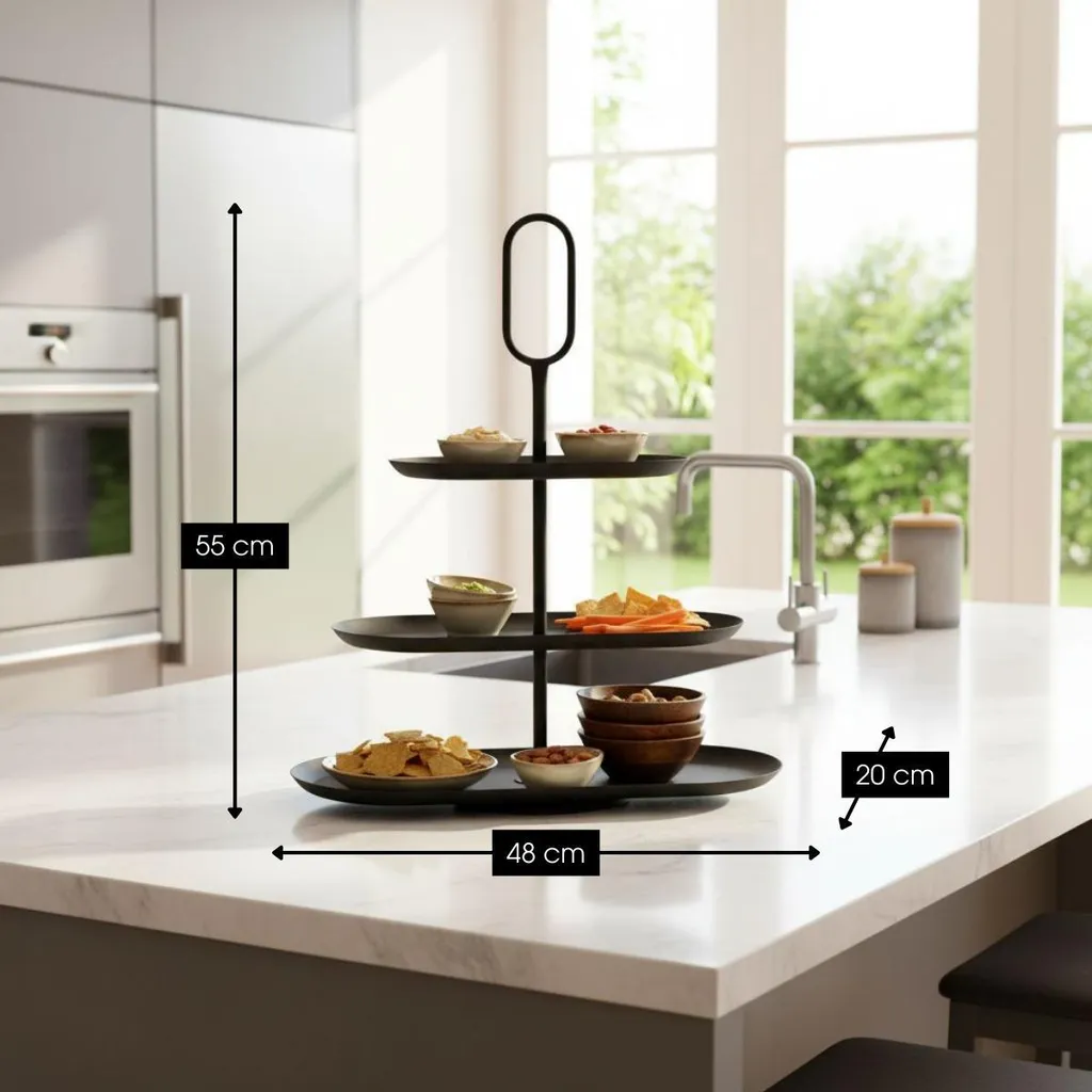 Meuble de rangement compact Rama pour optimiser les petits espaces noir - 6