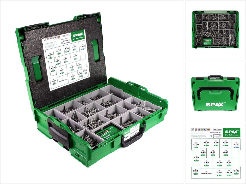 Spax Sortimentskasten L-Boxx 102 & BITBOX - 2.445 teilig Produktbild 19