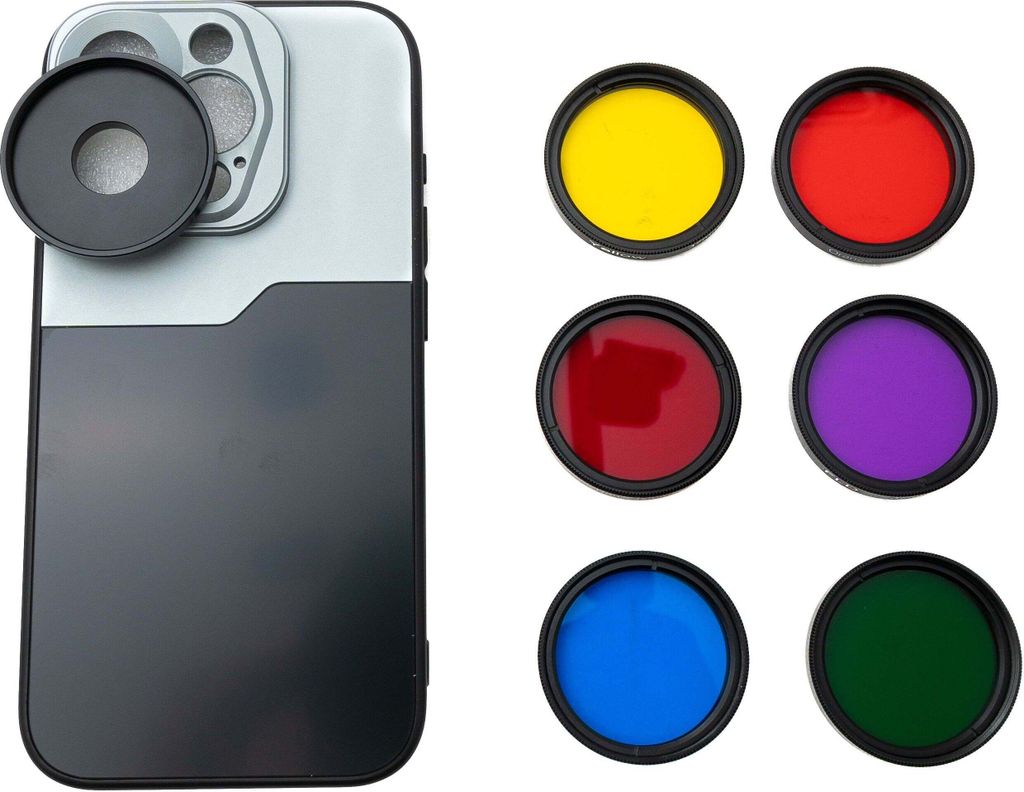 SYSTEM-S Farbfilter Set 37 mm 6 Stück Farbe Linse Filter Produktbild 