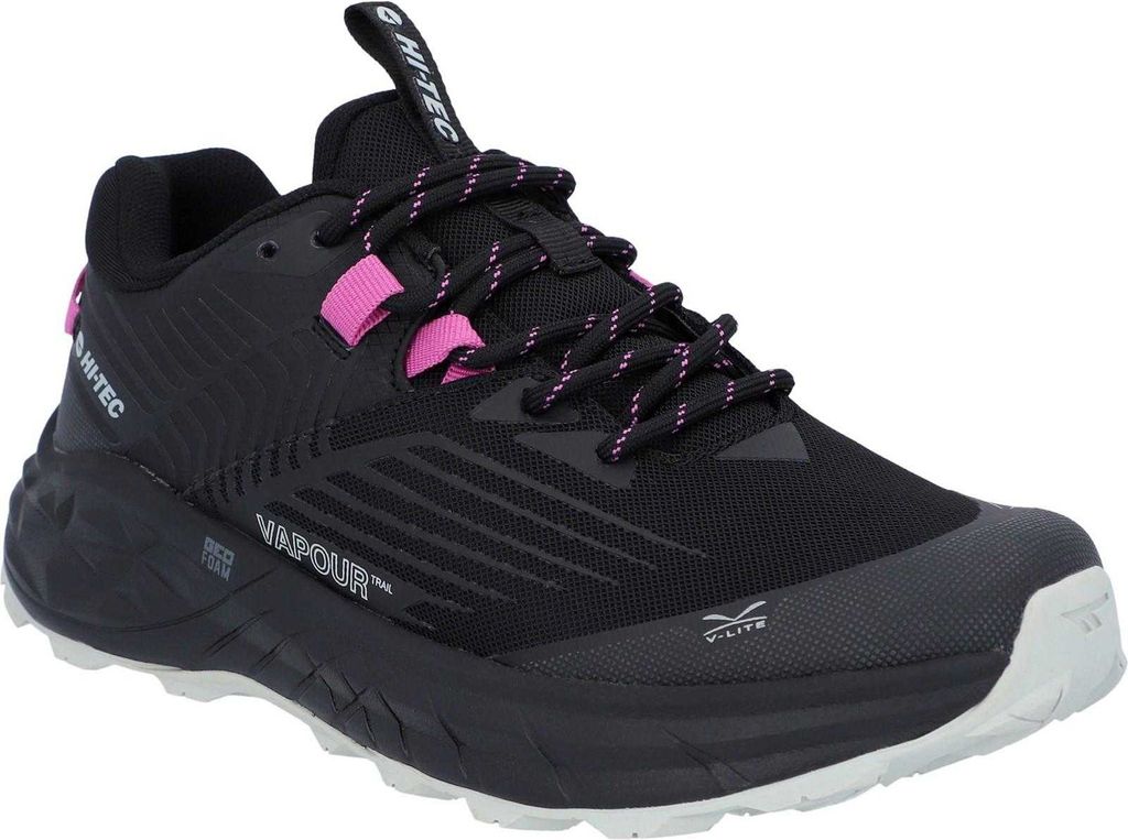Hi-Tec - Herren Sneaker "Fuse Trail" FS10831 (39,5 EU) (Schwarz/Kühles Grau/Alpenveilchen)