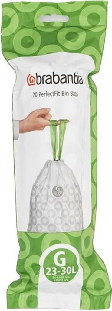 BRABANTIA 6 Rollen mit 20 PerfectFit Code G Müllsäcken Produktbild 2